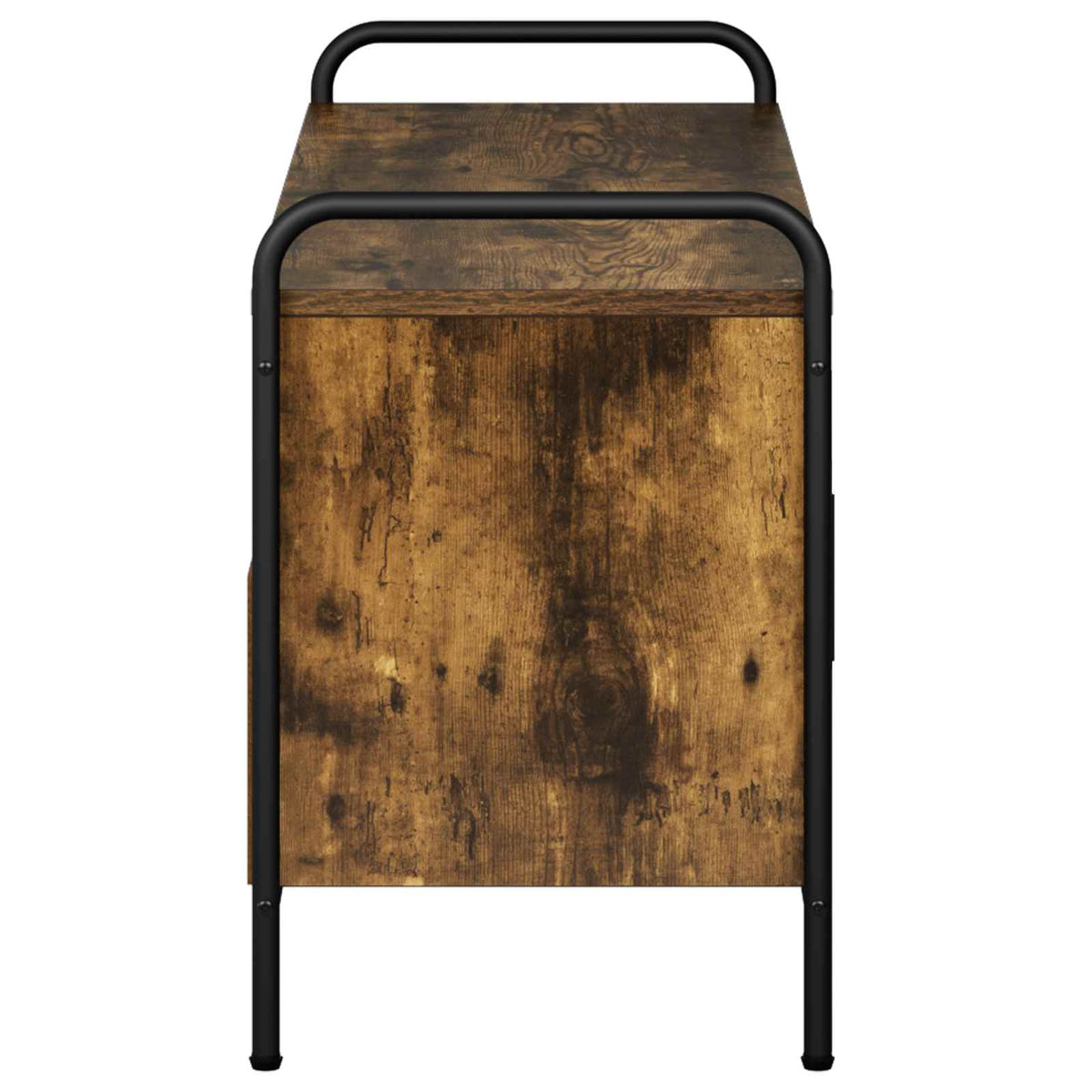 vidaXL TV Cabinet 79.5 x 33 x 50 cm Smoked Oak Engineered Wood
