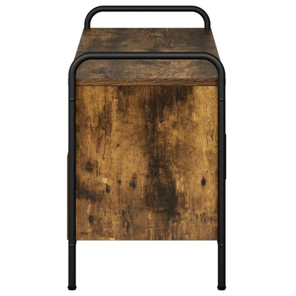 vidaXL TV Cabinet 79.5 x 33 x 50 cm Smoked Oak Engineered Wood