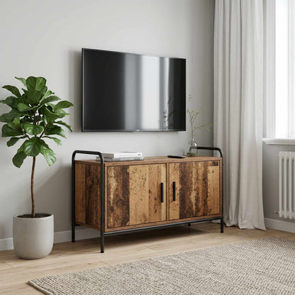 vidaXL TV Cabinet 79.5 x 33 x 50 cm Old Wood Engineered Wood
