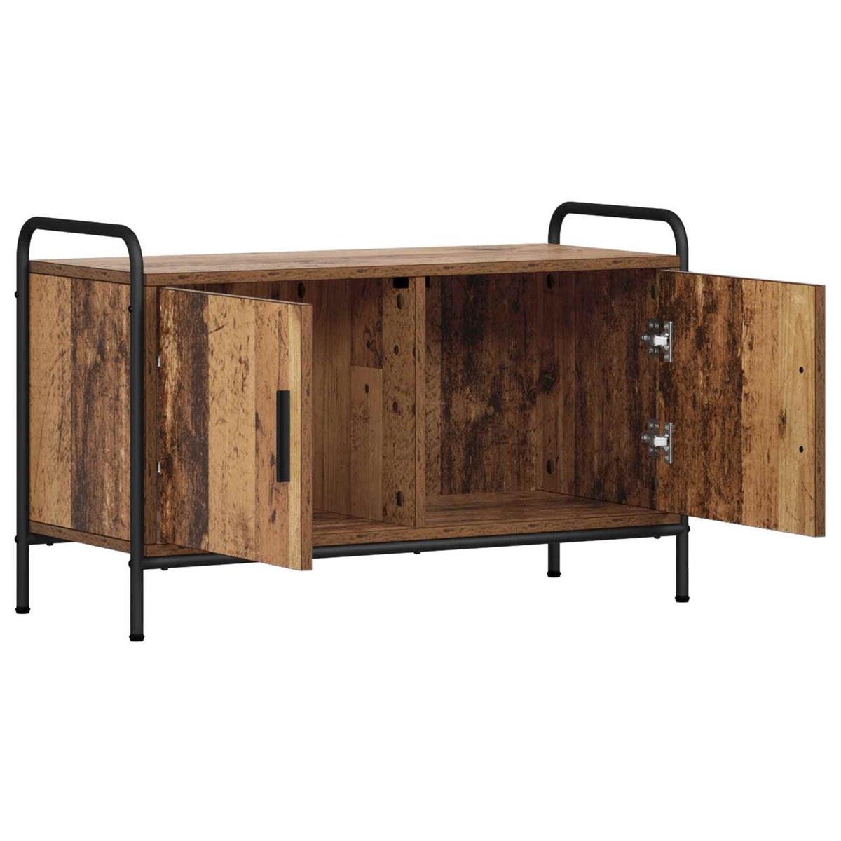 vidaXL TV Cabinet 79.5 x 33 x 50 cm Old Wood Engineered Wood
