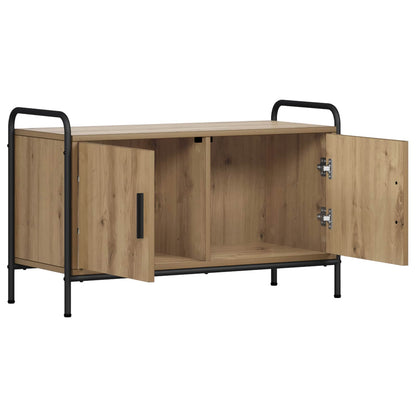 vidaXL TV Cabinet 79.5 x 33 x 50 cm Artisan Oak Engineered Wood