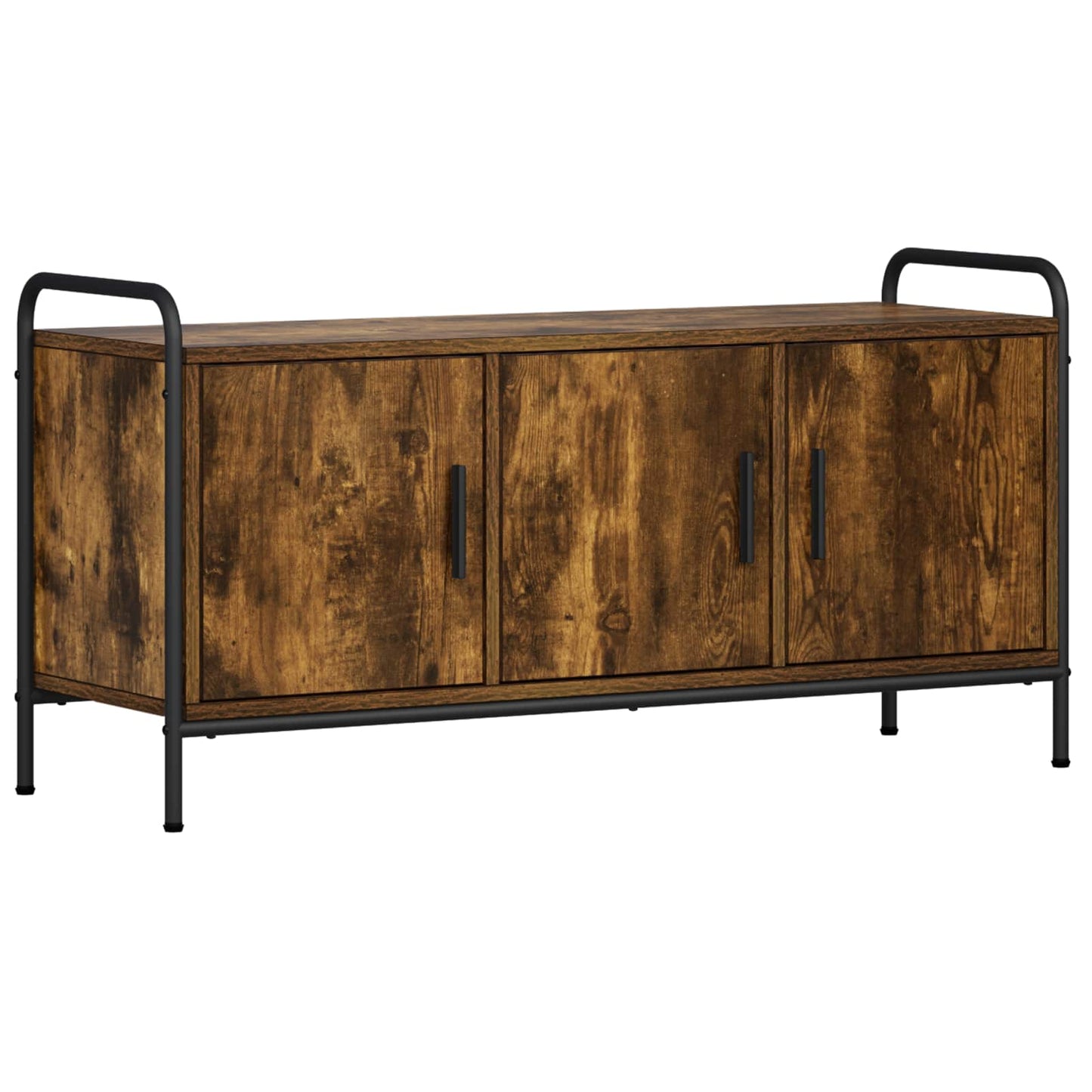 vidaXL TV Cabinet 99 x 33 x 50 cm Smoked Oak Engineered Wood