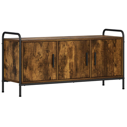vidaXL TV Cabinet 99 x 33 x 50 cm Smoked Oak Engineered Wood