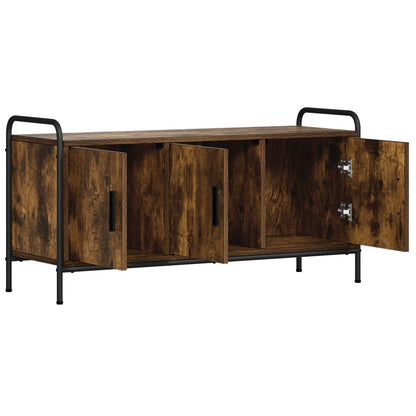 vidaXL TV Cabinet 99 x 33 x 50 cm Smoked Oak Engineered Wood