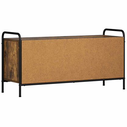 vidaXL TV Cabinet 99 x 33 x 50 cm Smoked Oak Engineered Wood
