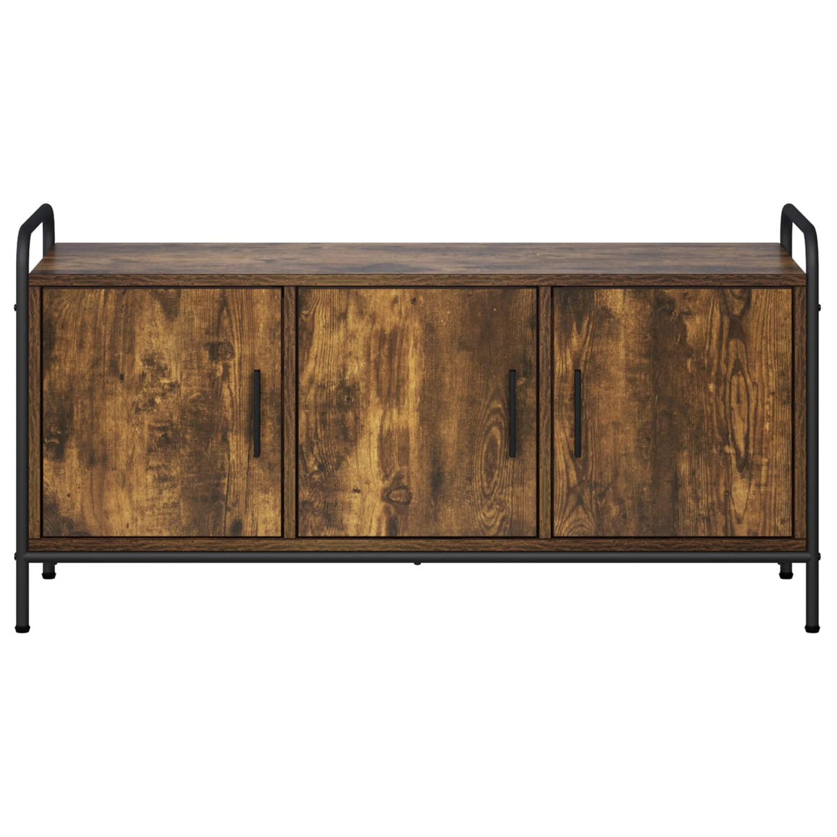 vidaXL TV Cabinet 99 x 33 x 50 cm Smoked Oak Engineered Wood