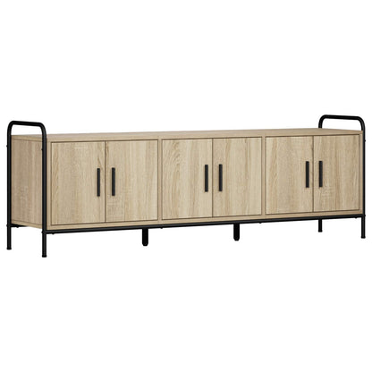 vidaXL TV Cabinet 146 x 33 x 50 cm Sonoma Oak Engineered Wood