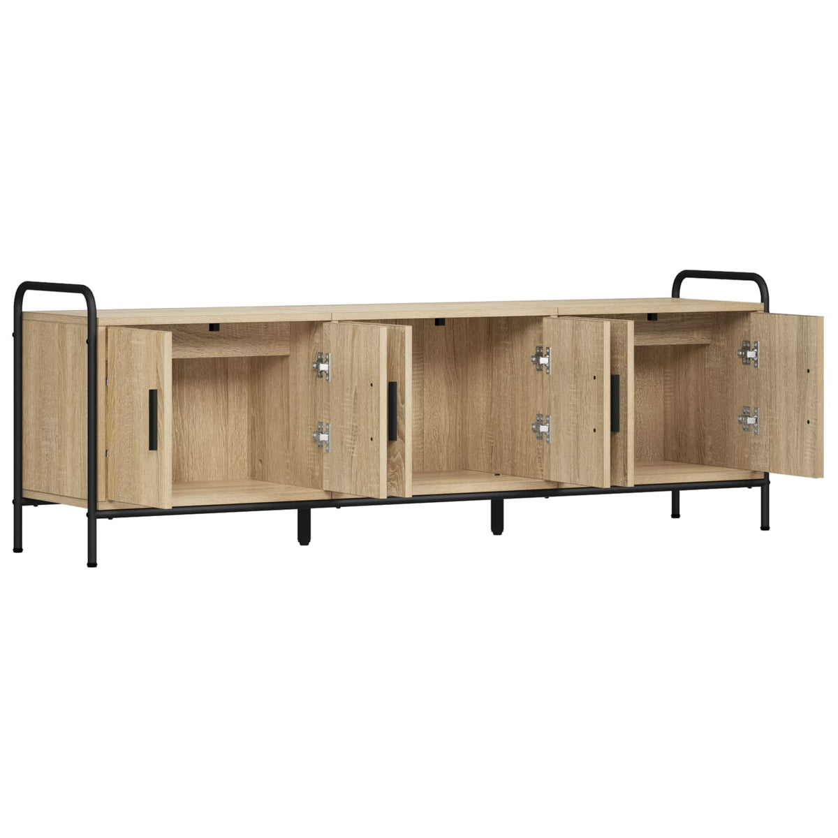 vidaXL TV Cabinet 146 x 33 x 50 cm Sonoma Oak Engineered Wood