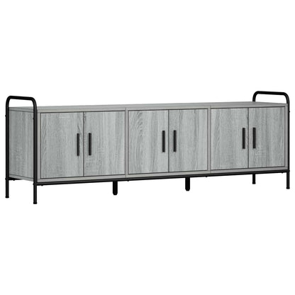 vidaXL TV Cabinet 146 x 33 x 50 cm Grey Sonoma Engineered Wood