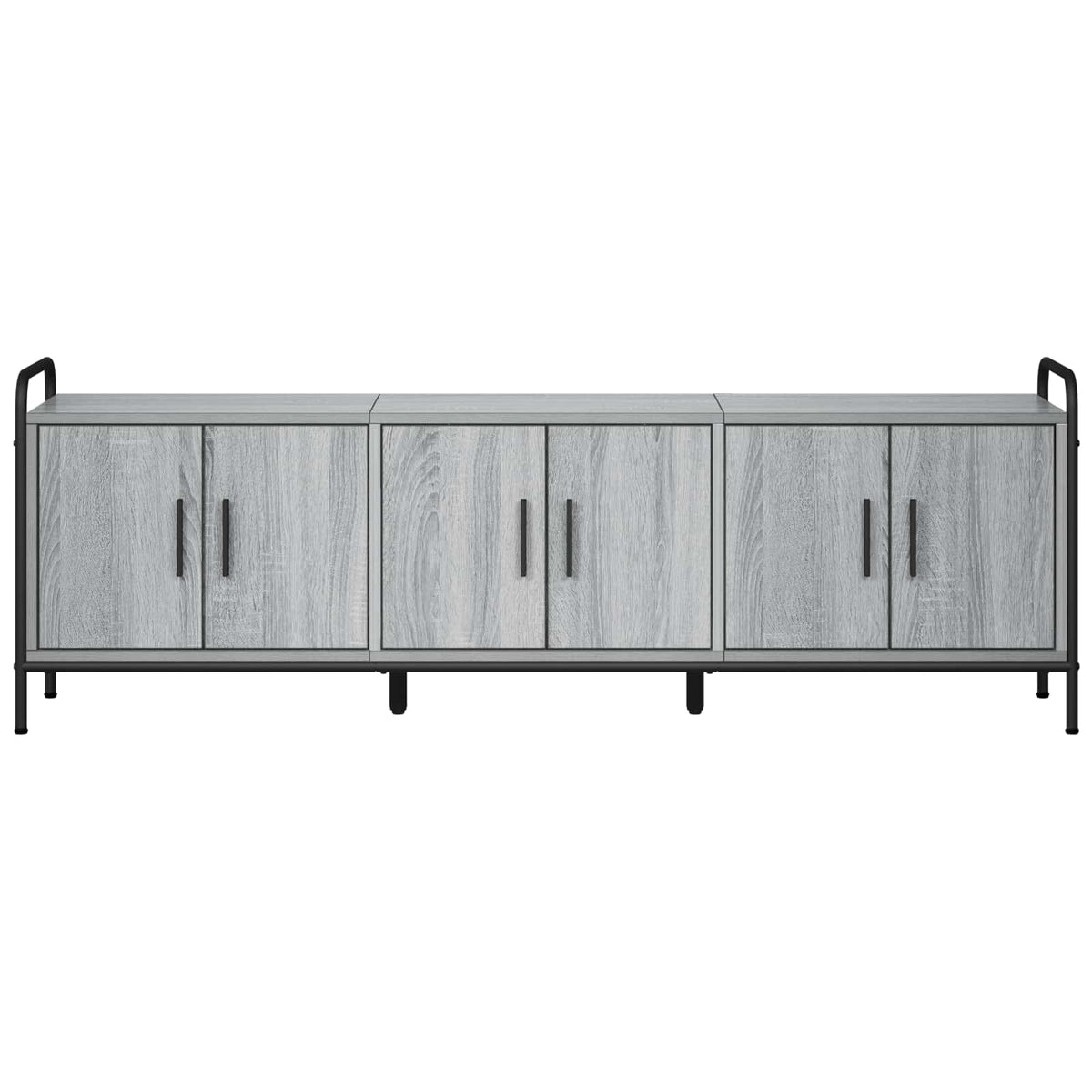 vidaXL TV Cabinet 146 x 33 x 50 cm Grey Sonoma Engineered Wood