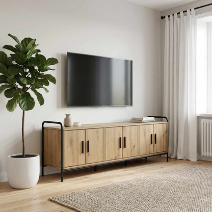 vidaXL TV Cabinet 146 x 33 x 50 cm Artisan Oak Engineered Wood