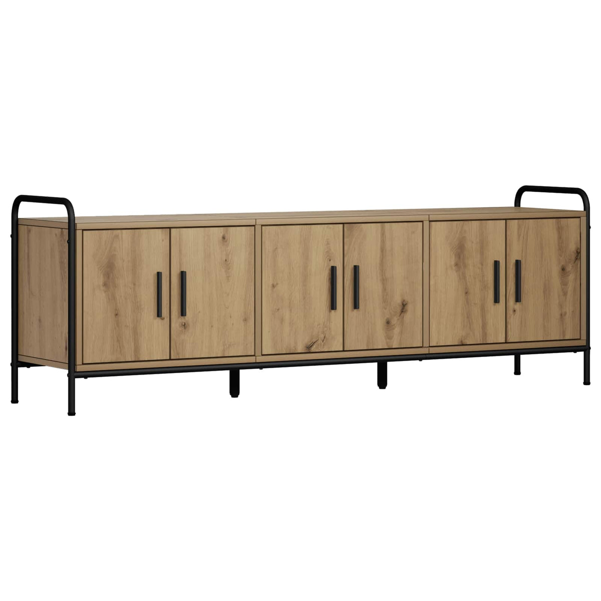 vidaXL TV Cabinet 146 x 33 x 50 cm Artisan Oak Engineered Wood