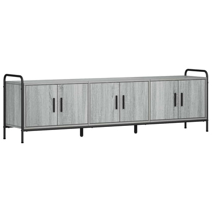 vidaXL TV Cabinet 167.5 x 33 x 50 cm Grey Sonoma Engineered Wood