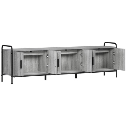 vidaXL TV Cabinet 167.5 x 33 x 50 cm Grey Sonoma Engineered Wood