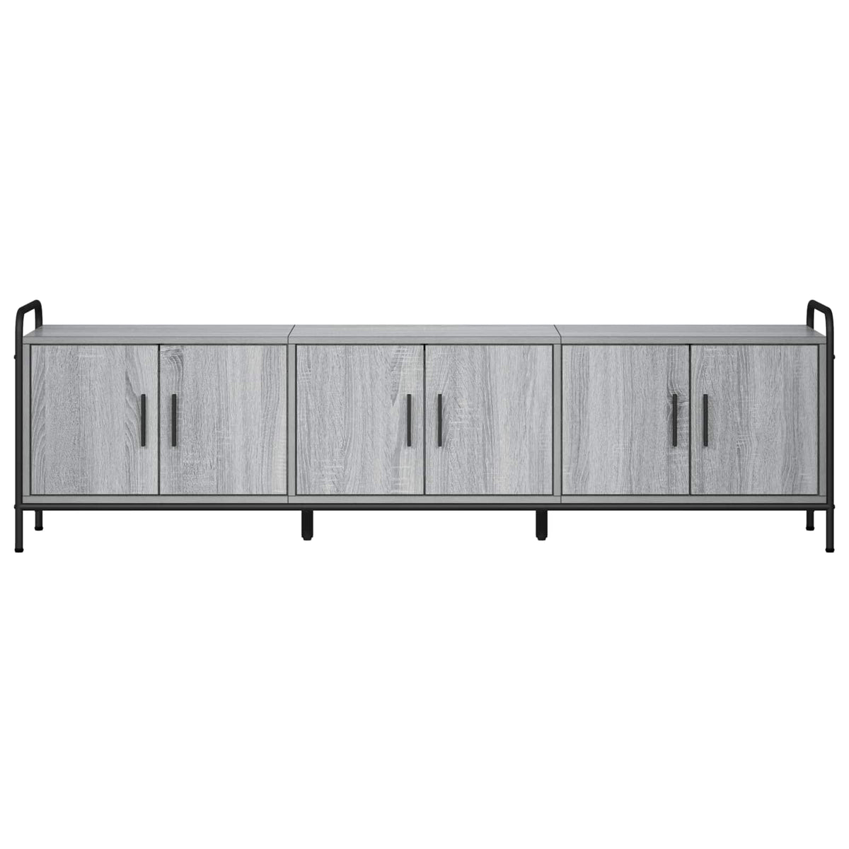 vidaXL TV Cabinet 167.5 x 33 x 50 cm Grey Sonoma Engineered Wood
