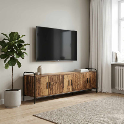 vidaXL TV Cabinet 167.5 x 33 x 50 cm Old Wood Engineered Wood