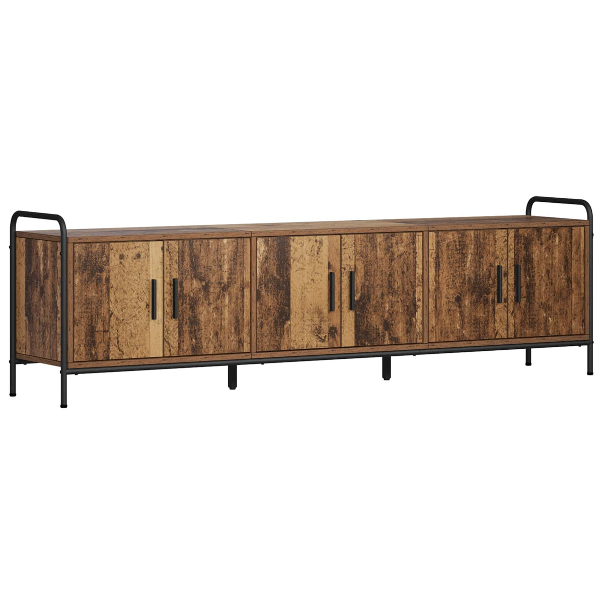 vidaXL TV Cabinet 167.5 x 33 x 50 cm Old Wood Engineered Wood