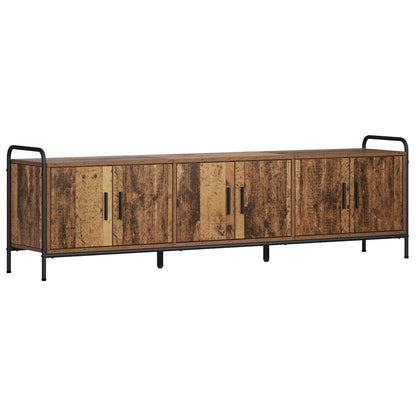 vidaXL TV Cabinet 167.5 x 33 x 50 cm Old Wood Engineered Wood