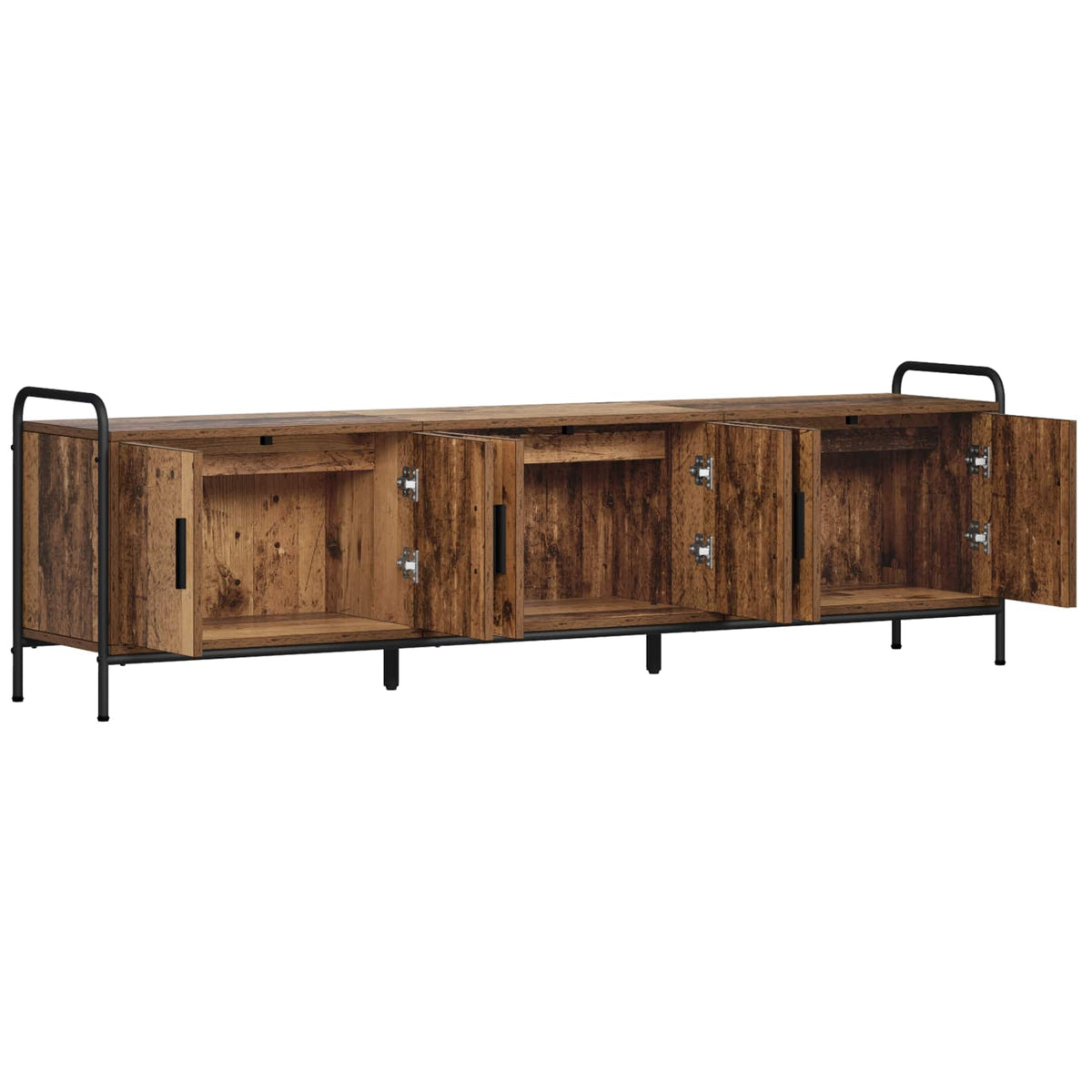 vidaXL TV Cabinet 167.5 x 33 x 50 cm Old Wood Engineered Wood