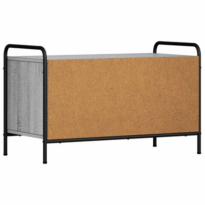 vidaXL TV Cabinet 80 x 39.5 x 50 cm Grey Sonoma Engineered Wood