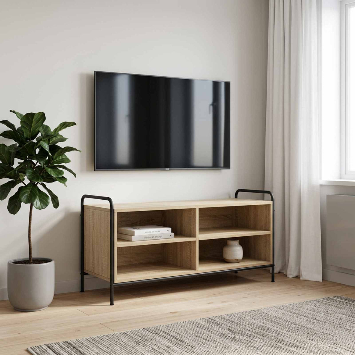 vidaXL TV Cabinet 100 x 39.5 x 50 cm Sonoma Oak Engineered Wood