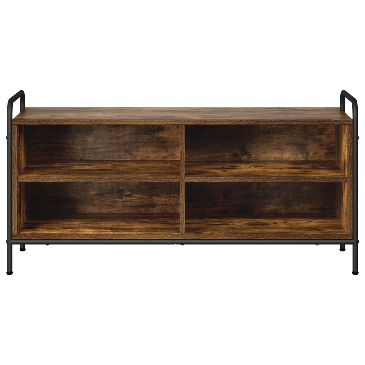 vidaXL TV Cabinet 100 x 39.5 x 50 cm Smoked Oak Engineered Wood