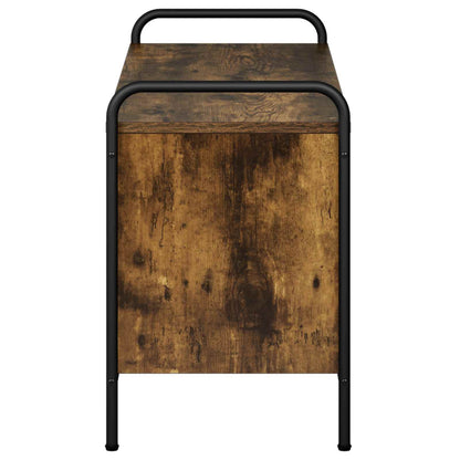 vidaXL TV Cabinet 100 x 39.5 x 50 cm Smoked Oak Engineered Wood