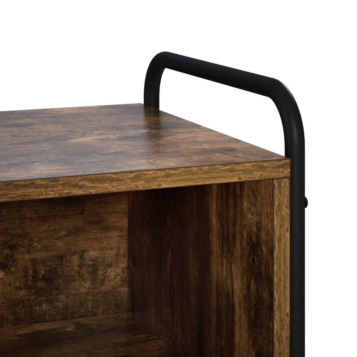 vidaXL TV Cabinet 140 x 39.5 x 50 cm Smoked Oak Engineered Wood