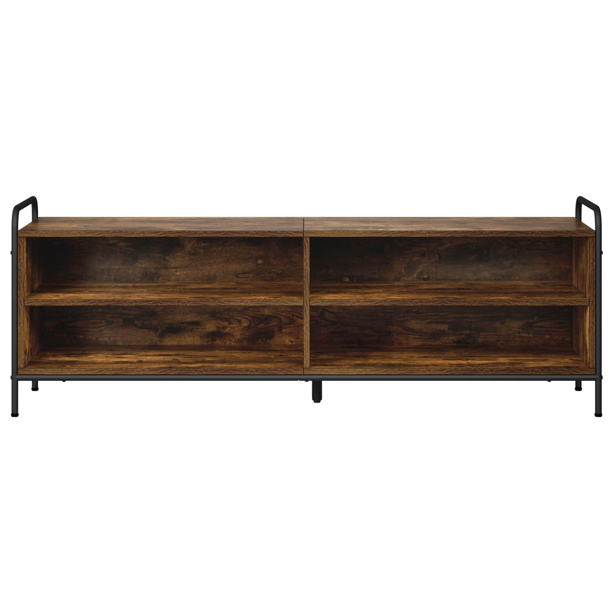 vidaXL TV Cabinet 140 x 39.5 x 50 cm Smoked Oak Engineered Wood