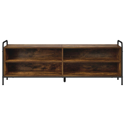 vidaXL TV Cabinet 140 x 39.5 x 50 cm Smoked Oak Engineered Wood