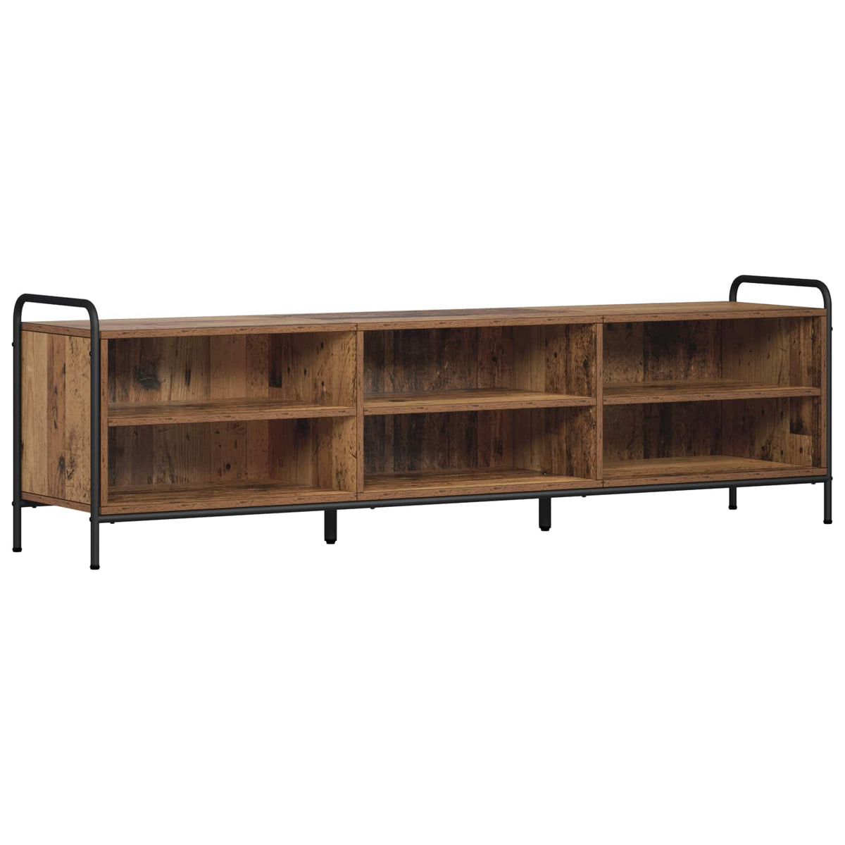 vidaXL TV Cabinet 167.5 x 36.5 x 50 cm Old Wood Engineered Wood