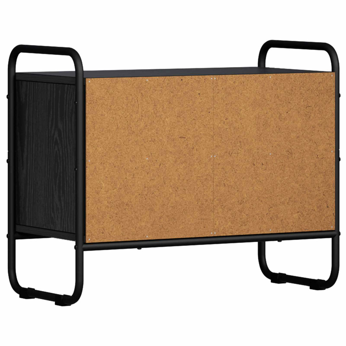 vidaXL TV Cabinet 60 x 30 x 50 cm Black Oak Engineered Wood