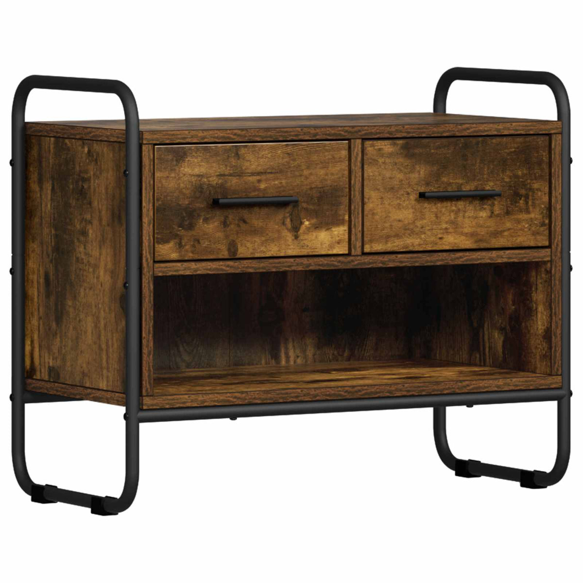 vidaXL TV Cabinet 60 x 30 x 50 cm Smoked Oak Engineered Wood