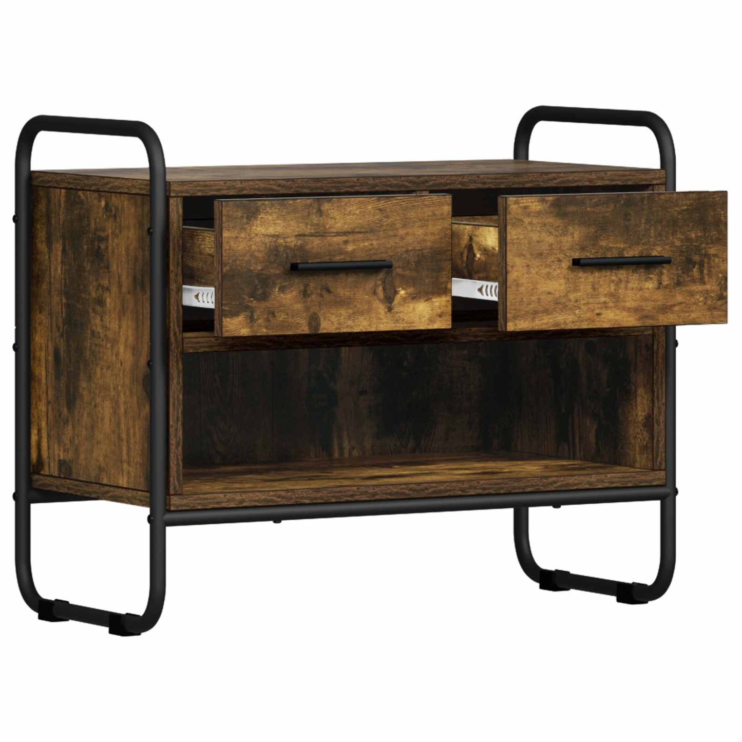 vidaXL TV Cabinet 60 x 30 x 50 cm Smoked Oak Engineered Wood