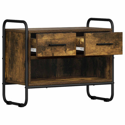 vidaXL TV Cabinet 60 x 30 x 50 cm Smoked Oak Engineered Wood