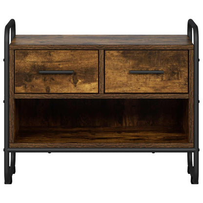 vidaXL TV Cabinet 60 x 30 x 50 cm Smoked Oak Engineered Wood