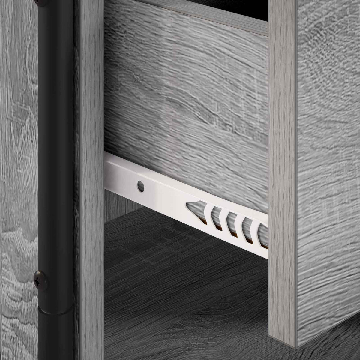 vidaXL TV Cabinet 60 x 30 x 50 cm Grey Sonoma Engineered Wood