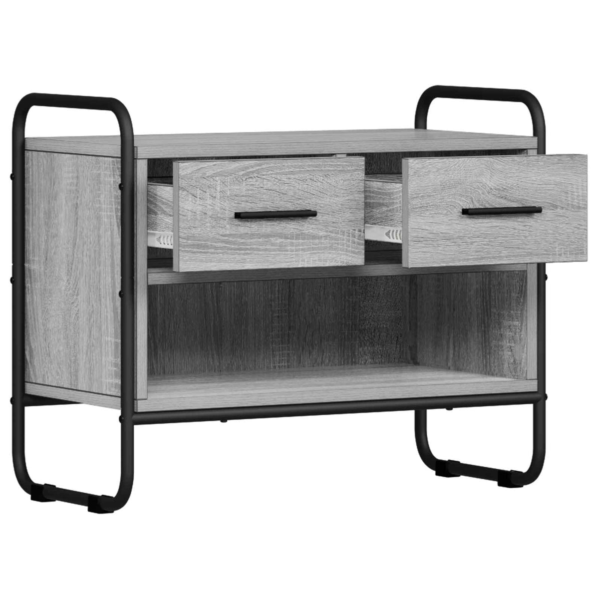 vidaXL TV Cabinet 60 x 30 x 50 cm Grey Sonoma Engineered Wood