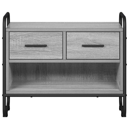 vidaXL TV Cabinet 60 x 30 x 50 cm Grey Sonoma Engineered Wood
