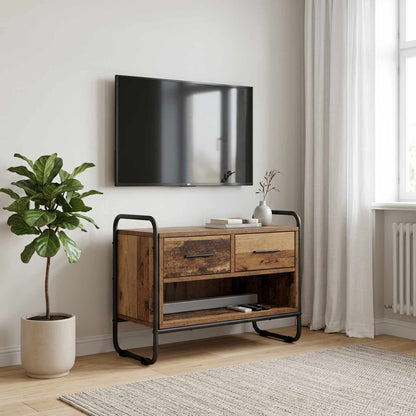 vidaXL TV Cabinet 60 x 30 x 50 cm Old Wood Engineered Wood