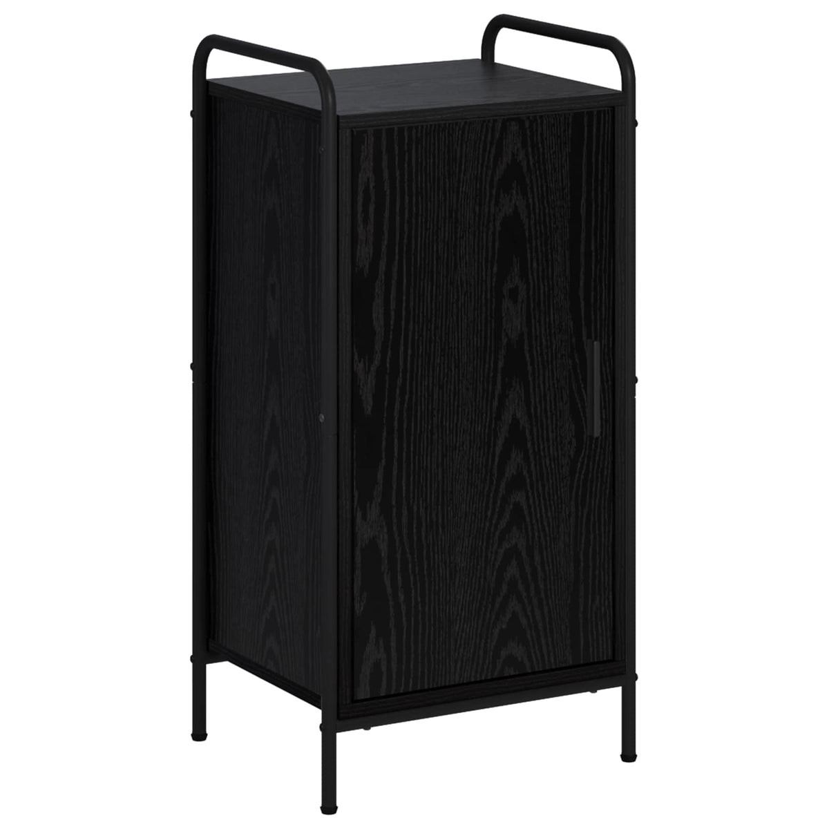vidaXL Sideboard Black Oak 40 x 33 x 80.5 cm Engineered Wood