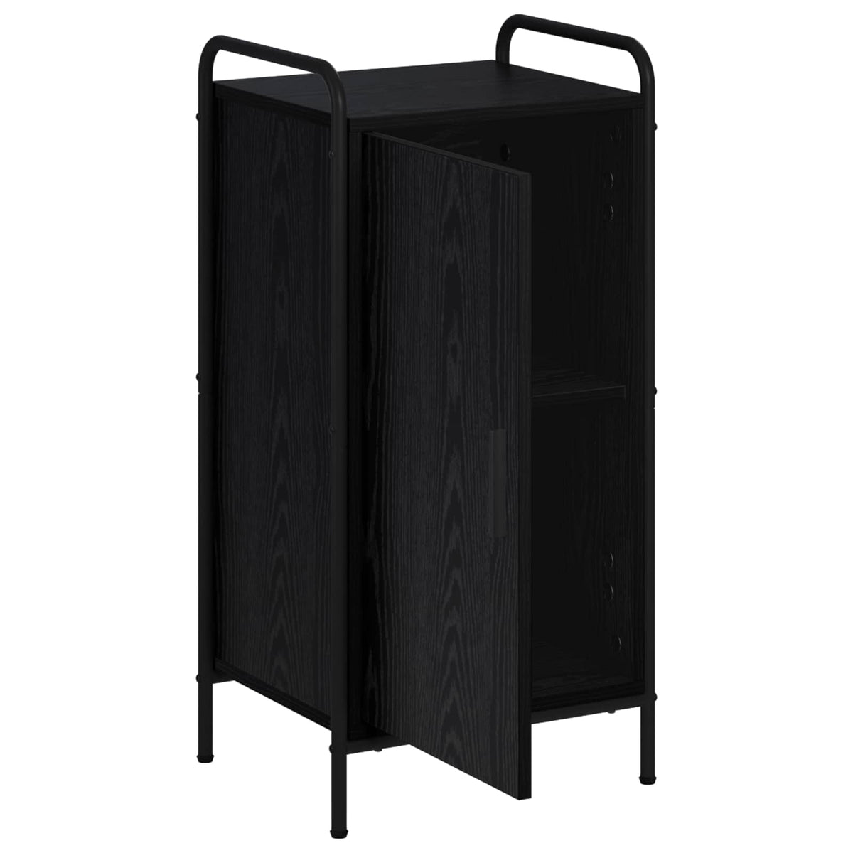 vidaXL Sideboard Black Oak 40 x 33 x 80.5 cm Engineered Wood