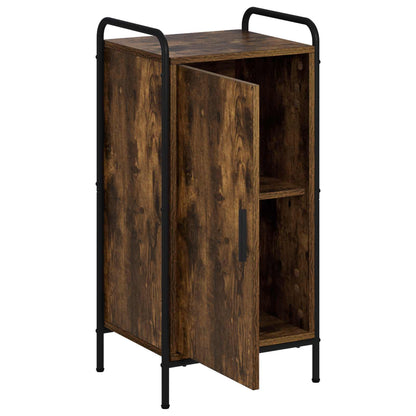 vidaXL Sideboard Smoked Oak 40 x 33 x 80.5 cm Engineered Wood