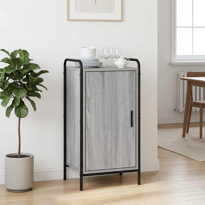 vidaXL Sideboard Grey Sonoma 40 x 33 x 80.5 cm Engineered Wood