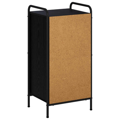 vidaXL Sideboard Black Oak 40 x 33 x 80.5 cm Engineered Wood