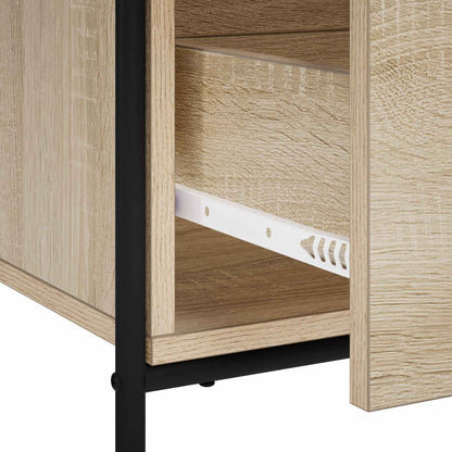 vidaXL Sideboard Sonoma Oak 40 x 33 x 80.5 cm Engineered Wood