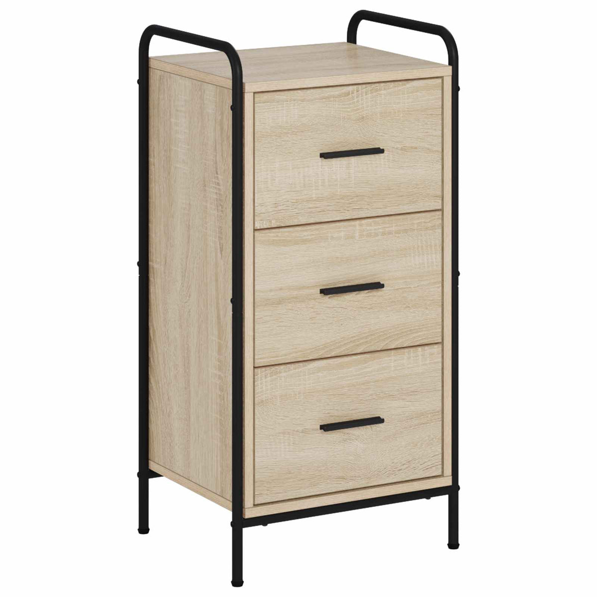 vidaXL Sideboard Sonoma Oak 40 x 33 x 80.5 cm Engineered Wood