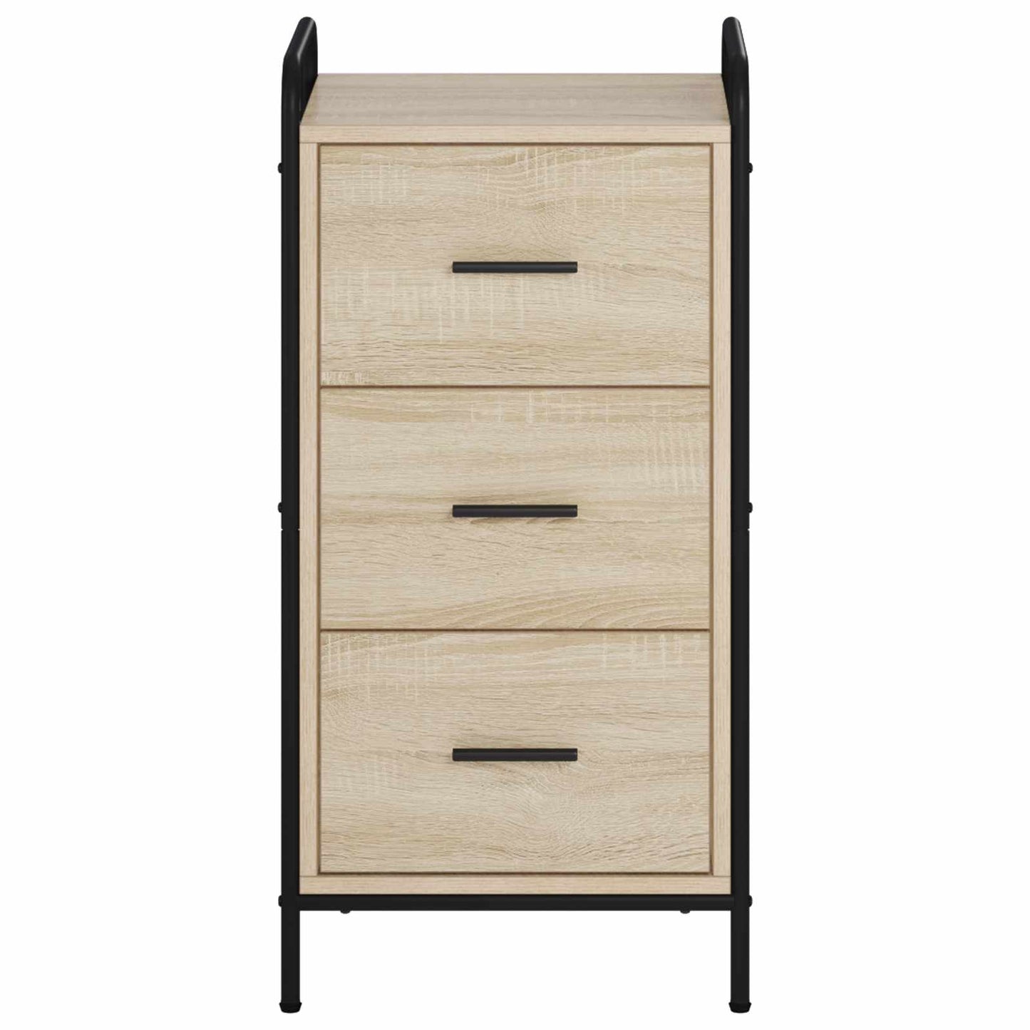 vidaXL Sideboard Sonoma Oak 40 x 33 x 80.5 cm Engineered Wood