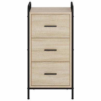 vidaXL Sideboard Sonoma Oak 40 x 33 x 80.5 cm Engineered Wood