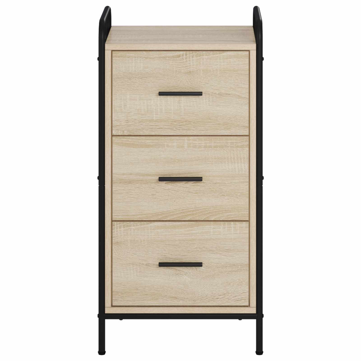 vidaXL Sideboard Sonoma Oak 40 x 33 x 80.5 cm Engineered Wood
